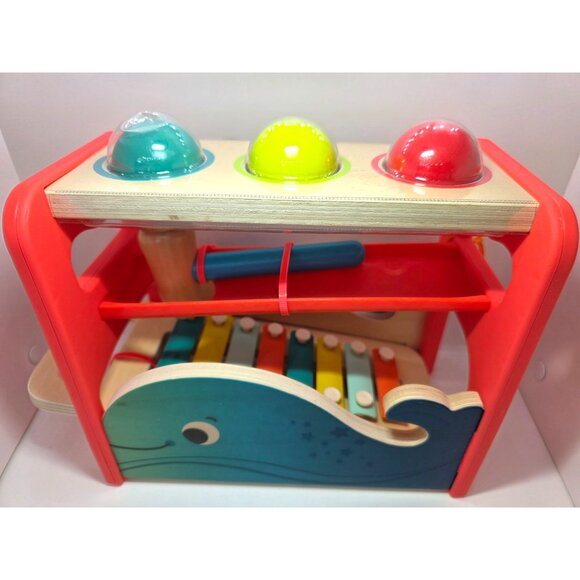 B. Toys Whale Xylo-Pound Bench & Xylophone Set For Ages 1+ - Picture 8 of 10